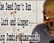 6FT Lumbering Zombie Animatronic