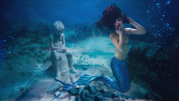 Mermaid illustration for Myths & Legends article