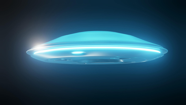 UFO sighting illustration for Myths & Legends article