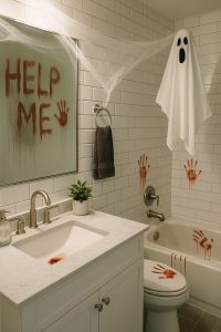 Bathroom DIY Haunted House Tricks