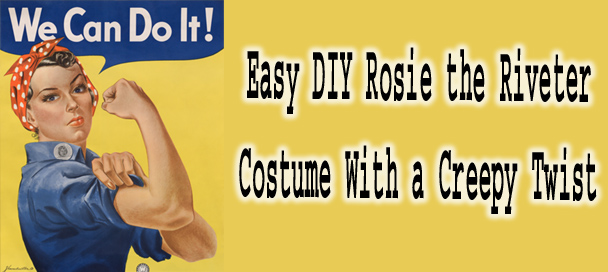 DIY Rosie the Riveter Zombie Costume