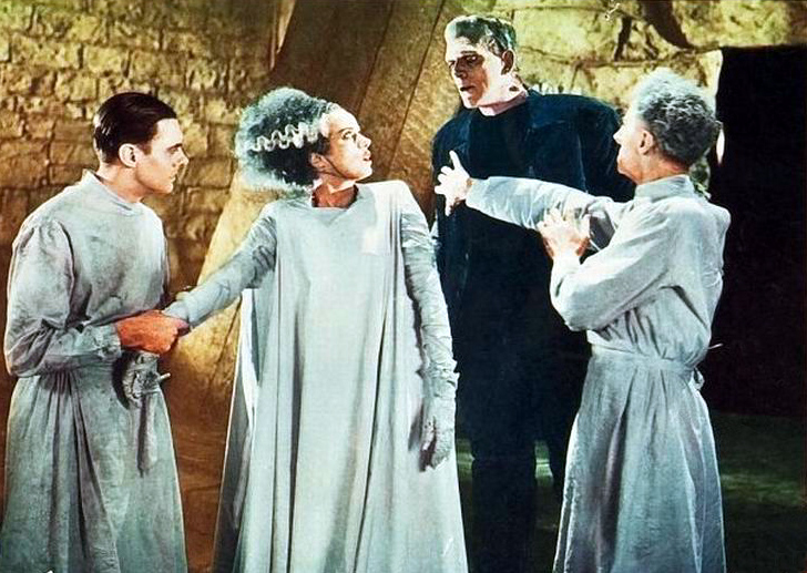 Elsa Lanchester as the Bride of Frankenstein in 1935 classic film