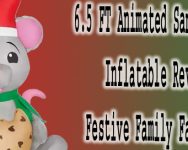 6.5 FT Animated Santa Mouse Inflatable Review