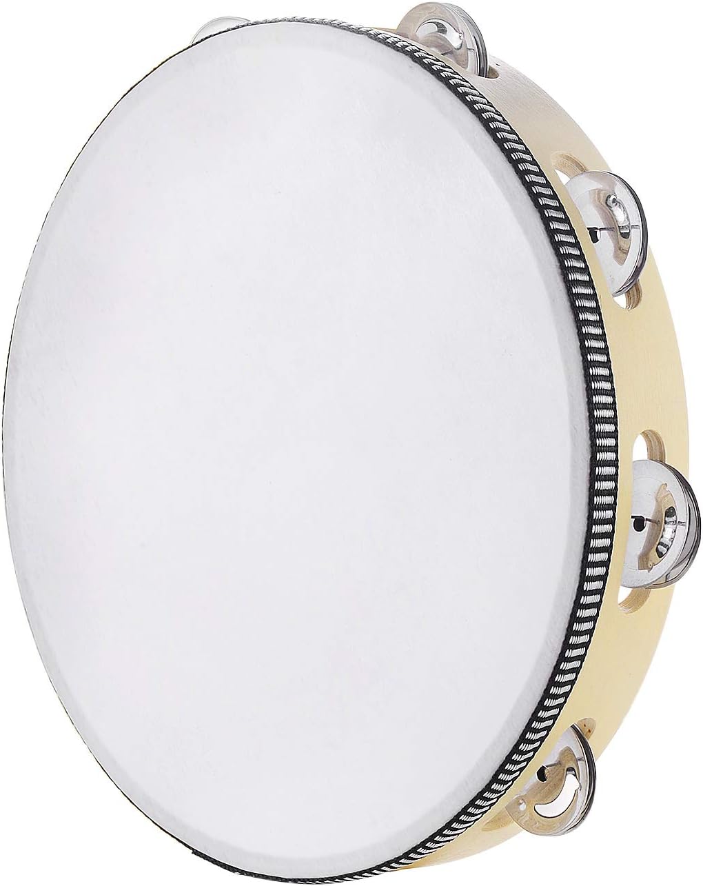 10-inch Handheld Tambourine for Adults - DIY Esmeralda Costume Accessory