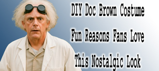 DIY Doc Brown Costume