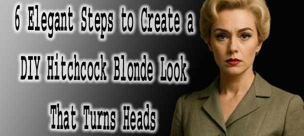 DIY Hitchcock Blonde Look