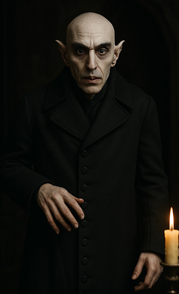 DIY Nosferatu Costume inspired by classic horror film