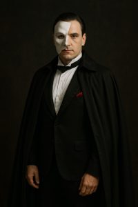 DIY Phantom of the Opera Costume with mask and cape