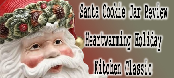 Holiday Santa Cookie Jar