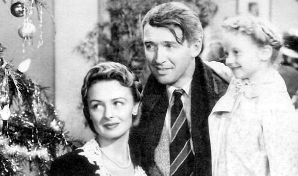 Bedford Falls Christmas scene