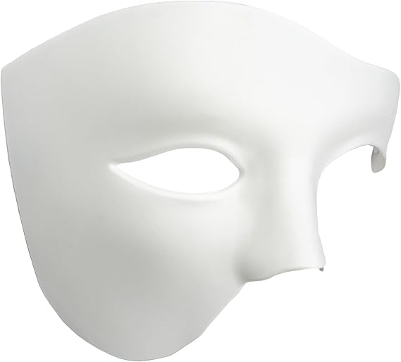 DIY Phantom of the Opera Costume Half-Face Mask