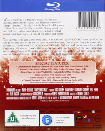 White Christmas Blu-ray Back Cover