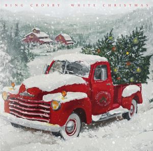 Bing Crosby White Christmas vinyl record album cover.
