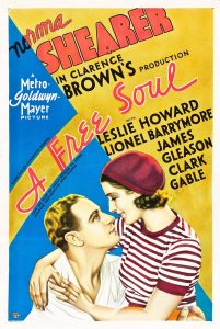 Poster for the 1931 MGM film A Free Soul starring Lionel Barrymore
