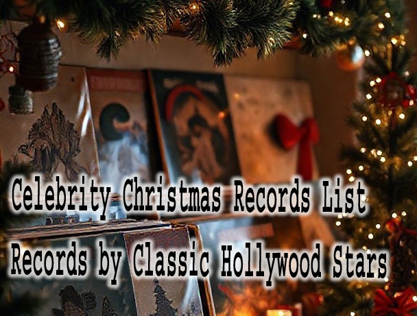 Celebrity Christmas Records List