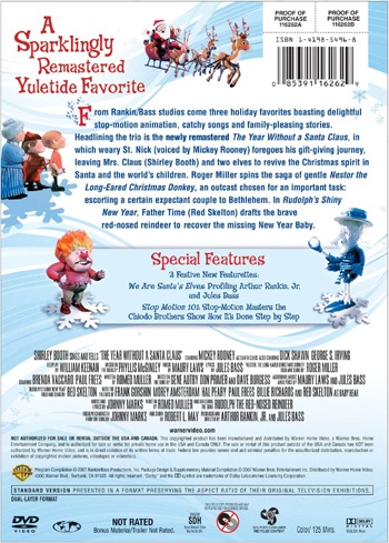 The Year Without a Santa Claus DVD Back Cover