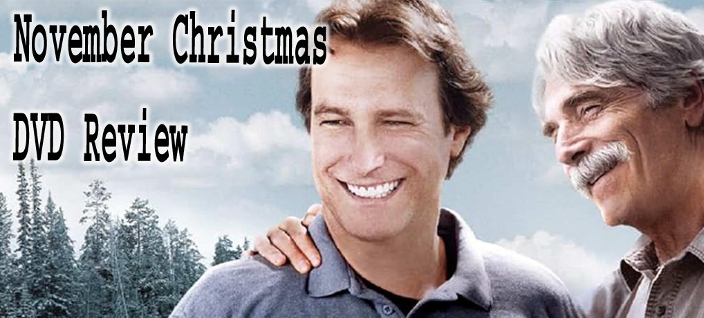 Snowy holiday scene from the film