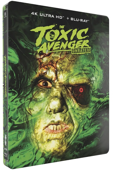 The Toxic Avenger 4K Steelbook Front Cover