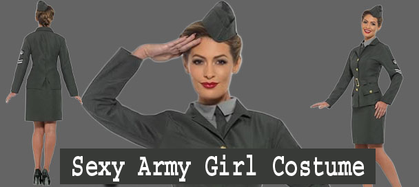 WW2 Army Girl Costume – Authentic & Stylish 1940s Look