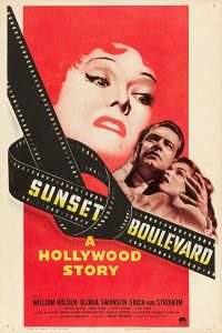 Sunset Blvd 1950 poster art – collecting vintage movie posters