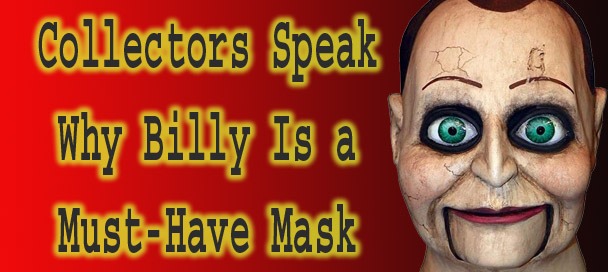 Billy Puppet Mask – Officially Terrifying Horror Icon Billy Puppet Mask – Officially Terrifying Horror Icon