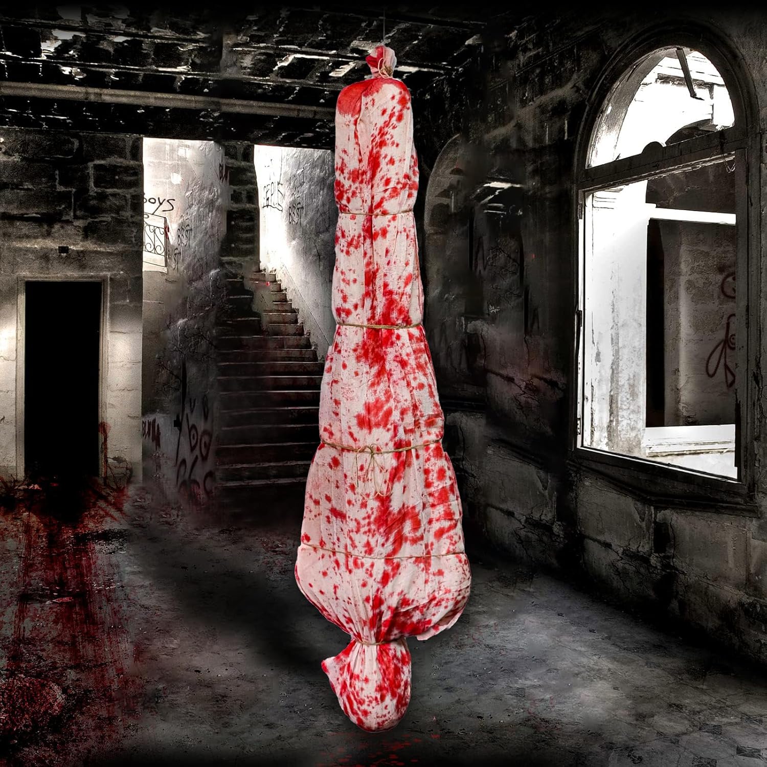 5ft Halloween Scary Dead Victim Prop Hanging Decoration