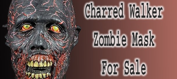 For Sale Charred Walker Zombie Mask from The Walking Dead by Trick or Treat Studios