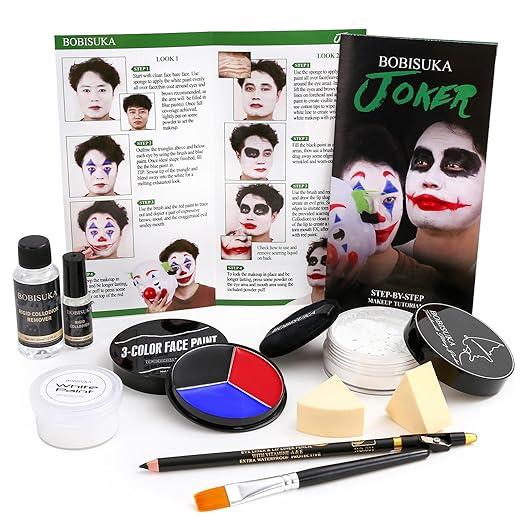 DIY Clown Costume Makeup Kit