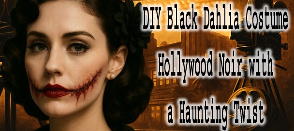 DIY Black Dahlia Costume