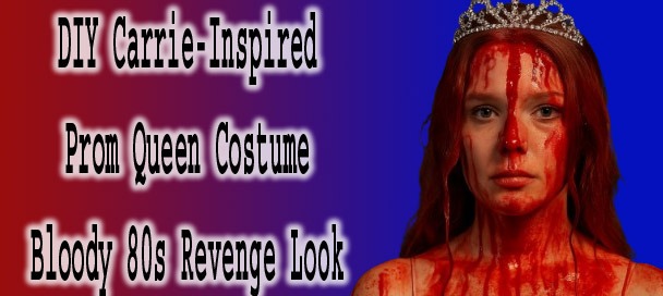 DIY Carrie Prom Queen Costume