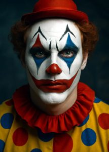 DIY Clown Costume Face