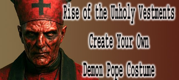 DIY Demon Pope Costume