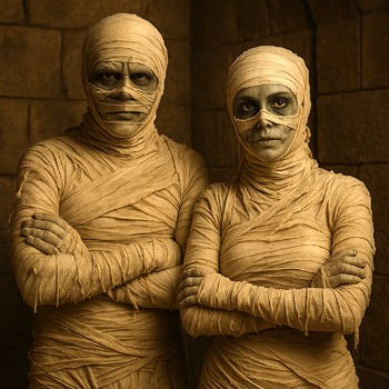 DIY Mummy Costume No Bugs
