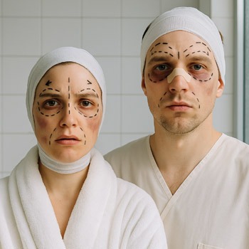 DIY Plastic Surgery Look Face