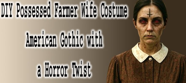 DIY Possessed Farmer Wife Costume