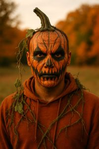 DIY Pumpkinhead Costume Face