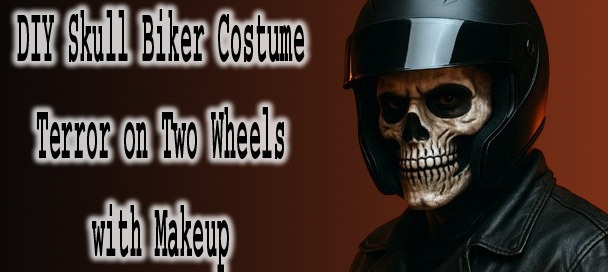 DIY Skull Biker Costume