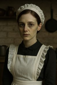 DIY Typhoid Mary Costume Face