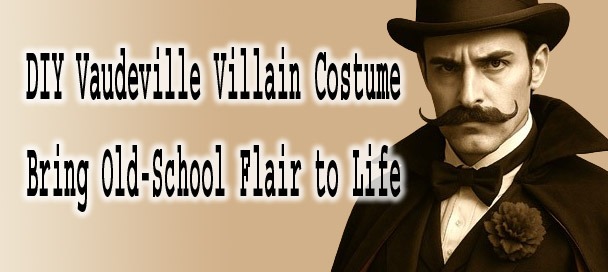 DIY Vaudeville Villain Costume