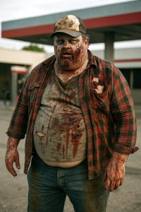 DIY Zombie Truck Driver Costume