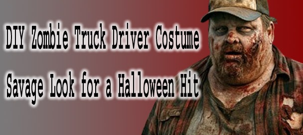 DIY Zombie Truck Driver Costume