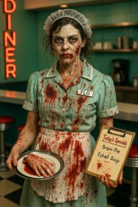 DIY Zombie Waitress Costume Body