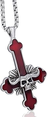 Inverted Cross Necklace for DIY Demon Pope Costume