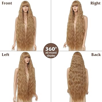 Long Blonde Wig for DIY Lady Godiva Costume