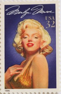 Marilyn Monroe USPS postage stamp