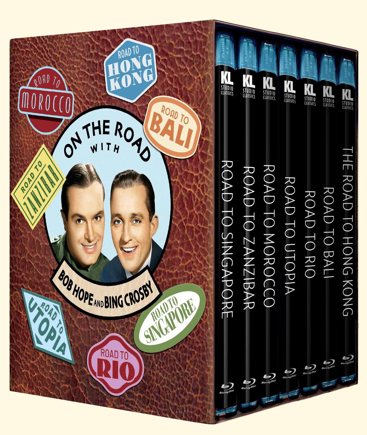Bob Hope and Bing Crosby Road Collection Blu-ray box set