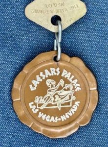 collecting Las Vegas souvenirs ā vintage hotel room key from classic casino