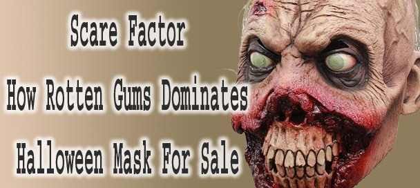 Rotten Gums Zombie Mask – Terrifying Handmade Horror
