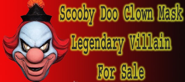 For Sale Scooby Doo Ghost Clown Mask by Trick or Treat Studios