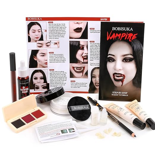 DIY Vampire Look - Halloween Vampire Makeup Kit